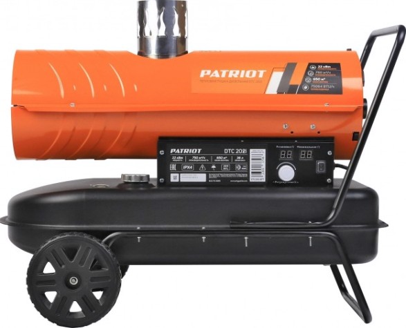 Тепловая пушка на дизтопливе непрямого нагрева PATRIOT DTC 202i [633703065]