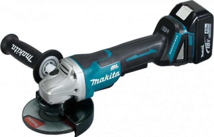 Угловая шлифмашина аккумуляторная MAKITA DGA 508 RME бесщеточная [DGA508RME]