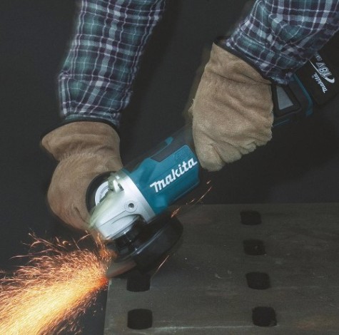 Угловая шлифмашина аккумуляторная MAKITA DGA 508 RME бесщеточная [DGA508RME]