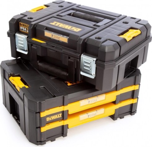 Ящик для инструмента DeWALT TSTAK комплект из 2-х модулей dw ii+iv [DWST83395-1]