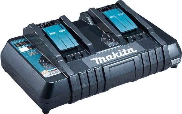 Зарядное устройство для аккумуляторов MAKITA DC 18 RD (196941-7) два поста, быстрая LXT 18 [196941-7]